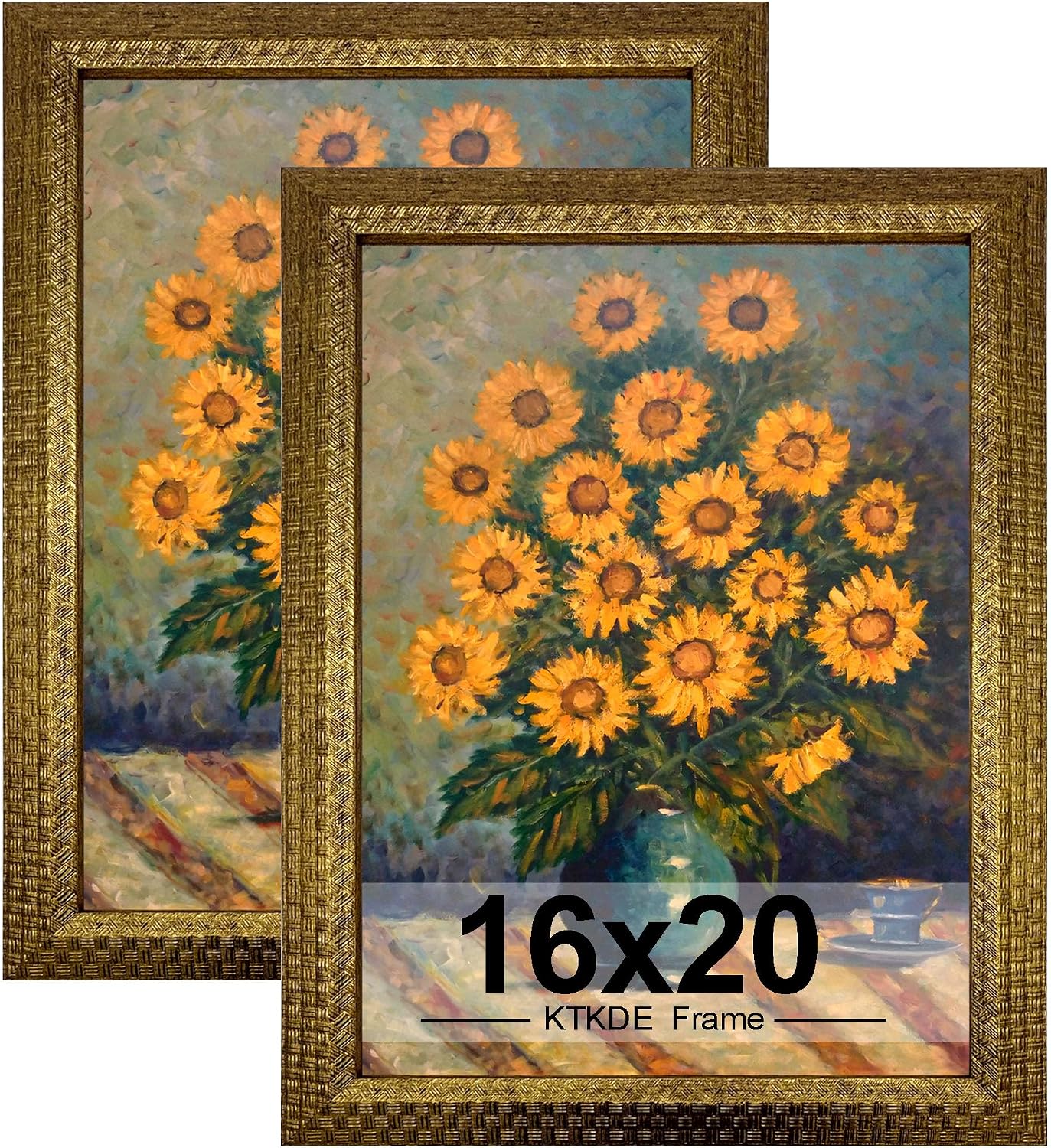 Ornate Gold Finish Photo Frame Set - Multi-Size
