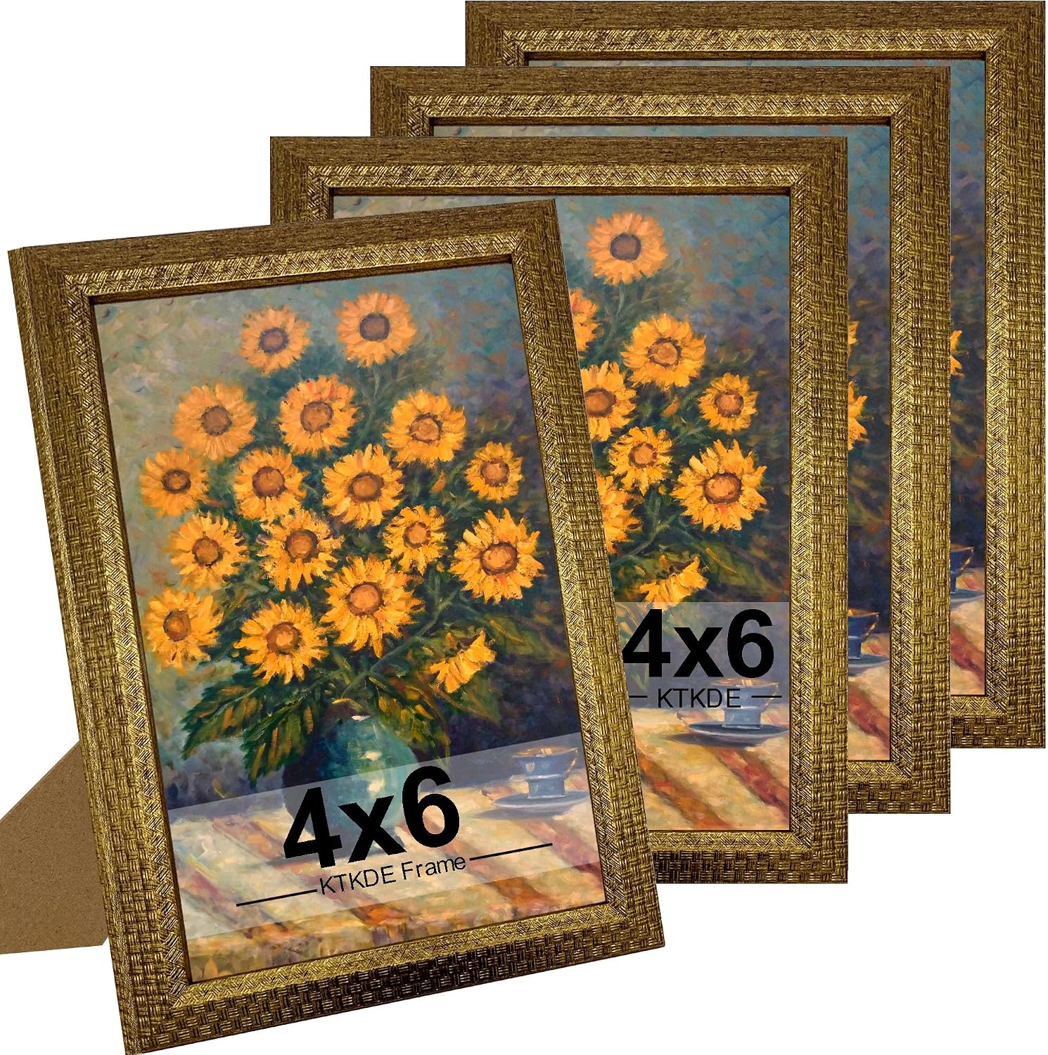 Ornate Gold Finish Photo Frame Set - Multi-Size
