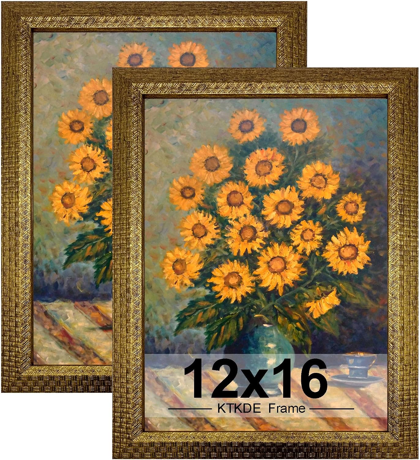 Ornate Gold Finish Photo Frame Set - Multi-Size