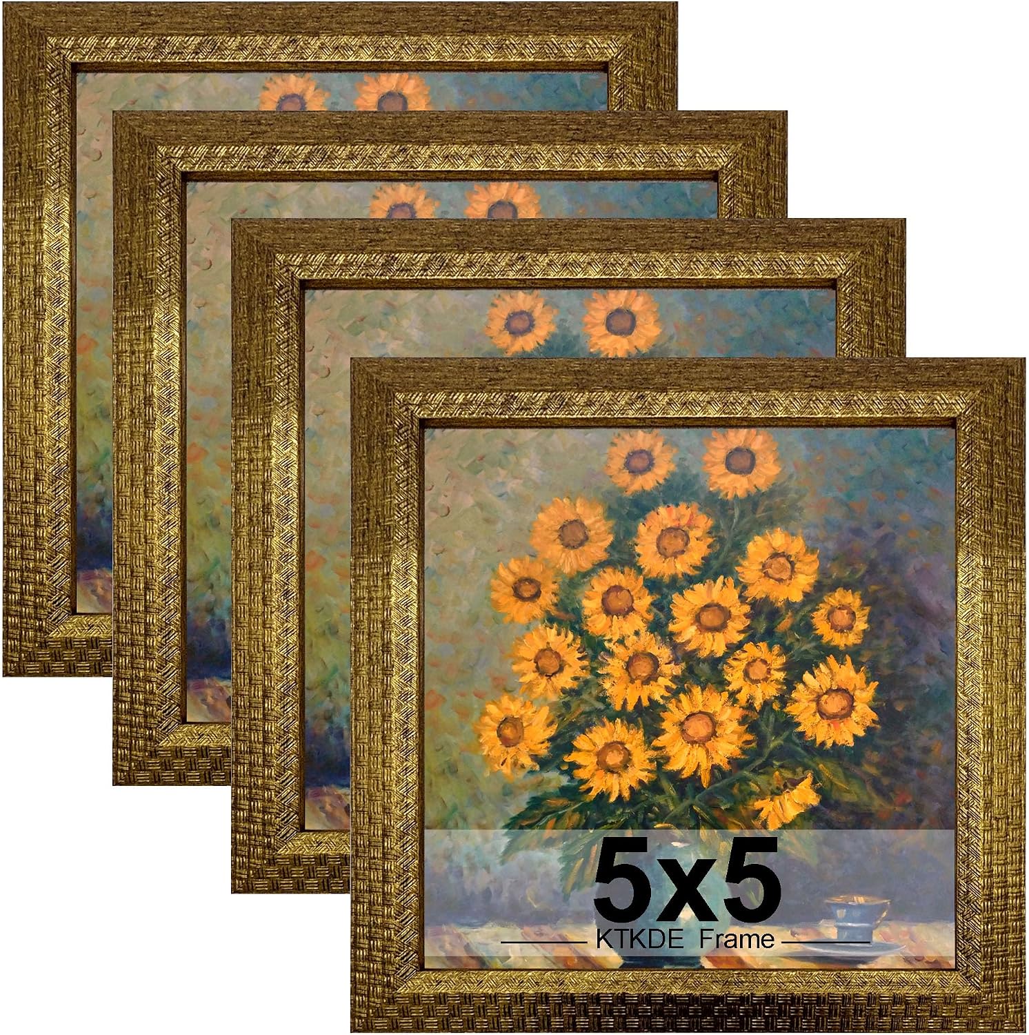 Ornate Gold Finish Photo Frame Set - Multi-Size
