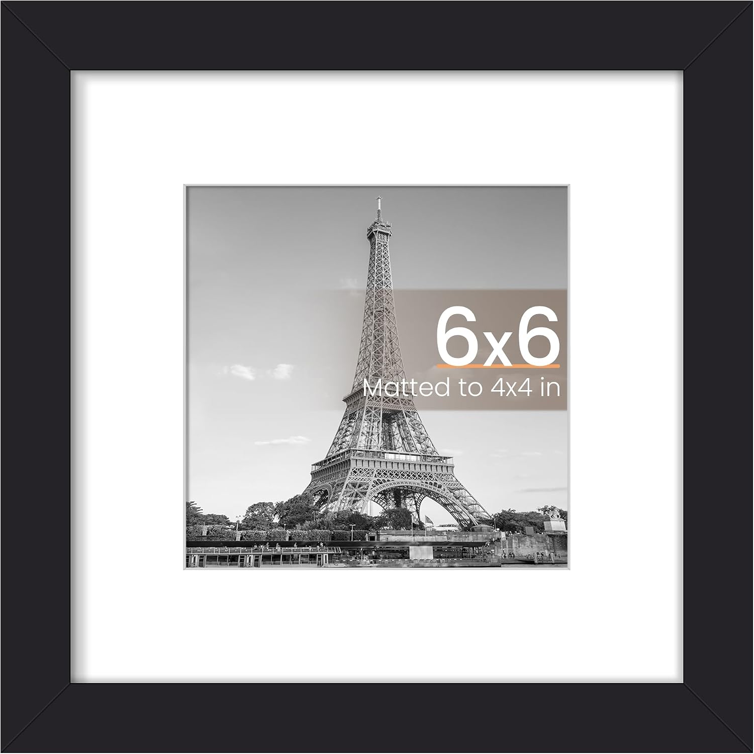 Photo Black Wood Finish Frame - Multi-Size