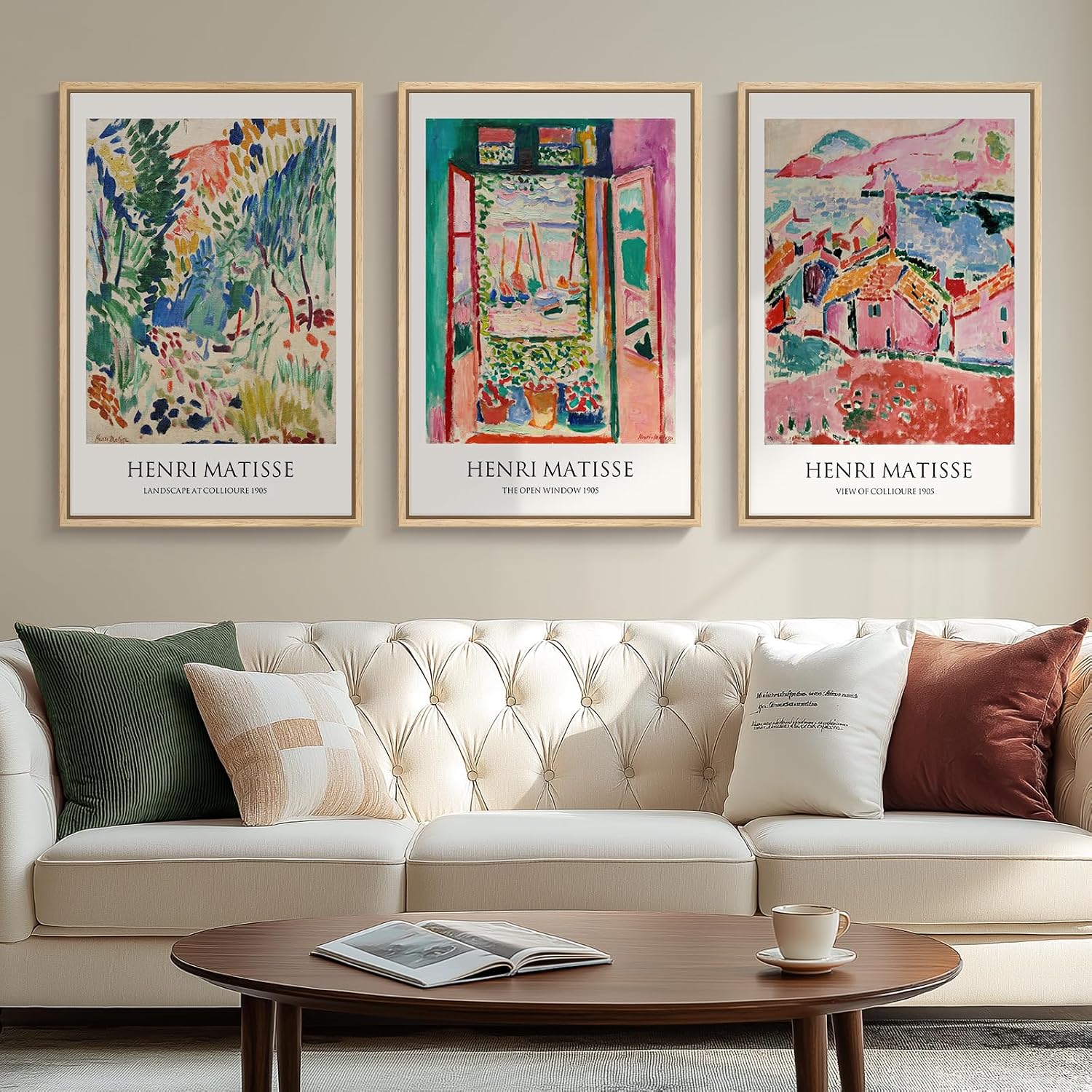 Three-Panel Modern Reproduction Set